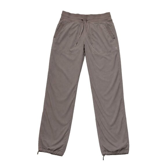 Lululemon Pants - Lululemon Dance Studio Lined Jogger Taupe Drawstring Ankle Women's 8 Athleisure